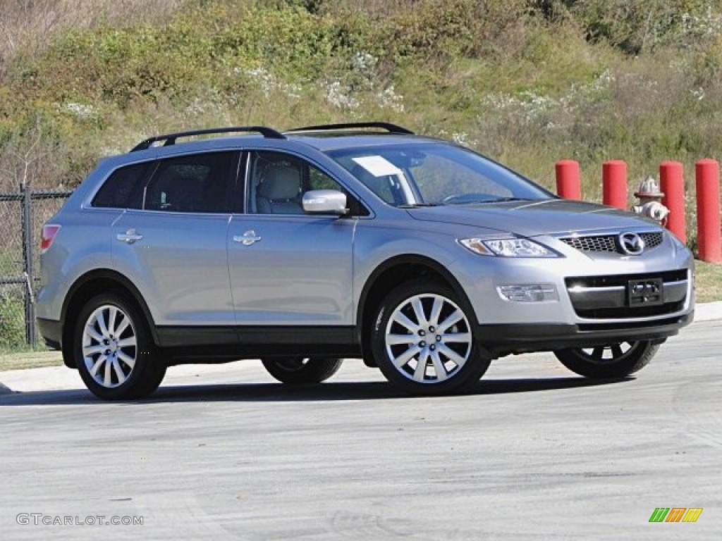Liquid Silver Metallic 2009 Mazda CX-9 Grand Touring Exterior Photo #98505965