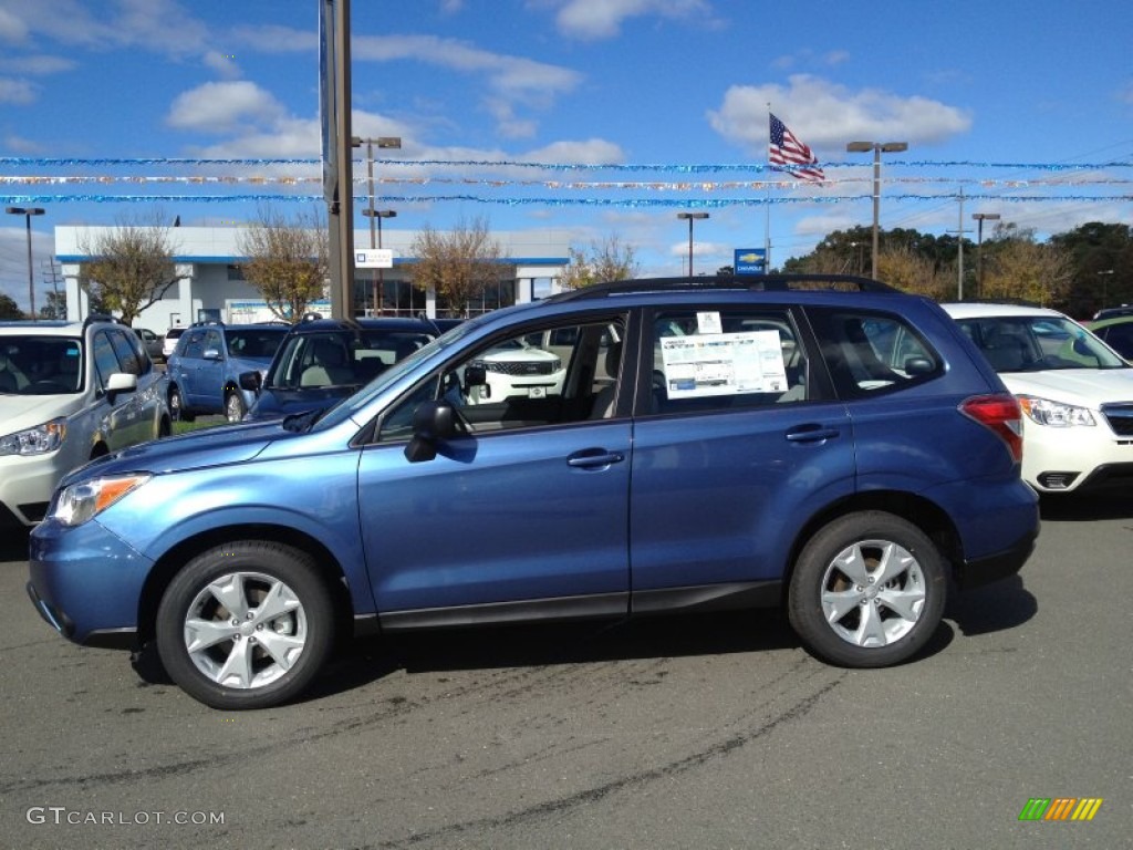 Quartz Blue Pearl 2015 Subaru Forester 2.5i Exterior Photo #98506211