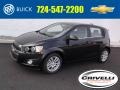 2015 Black Granite Metallic Chevrolet Sonic LT Hatchback  photo #1