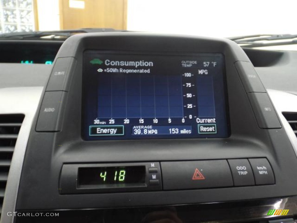 2005 Prius Hybrid - Millenium Silver Metallic / Gray/Burgundy photo #3