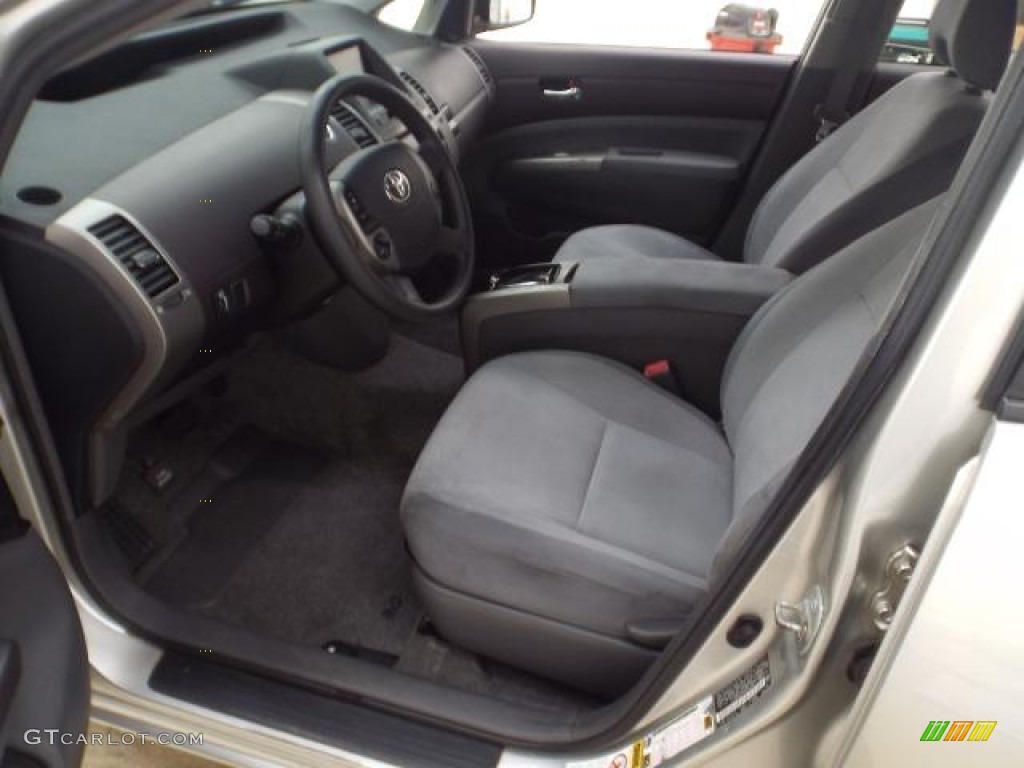 2005 Prius Hybrid - Millenium Silver Metallic / Gray/Burgundy photo #13