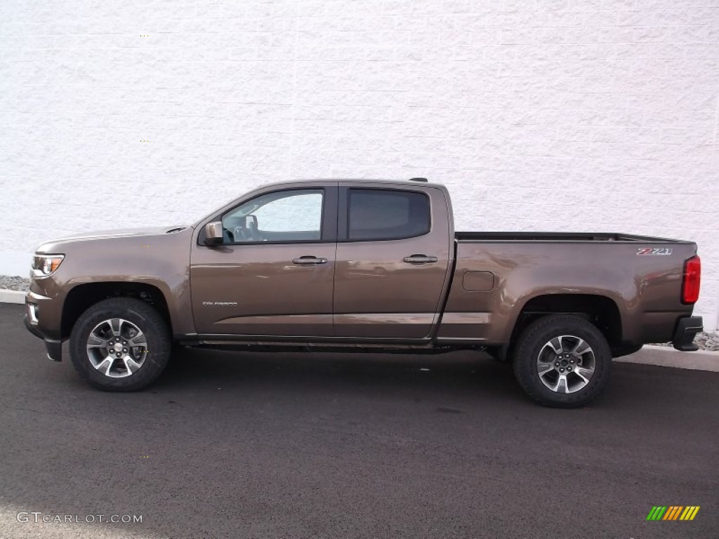 Brownstone Metallic 2015 Chevrolet Colorado Z71 Crew Cab 4WD Exterior Photo #98508011