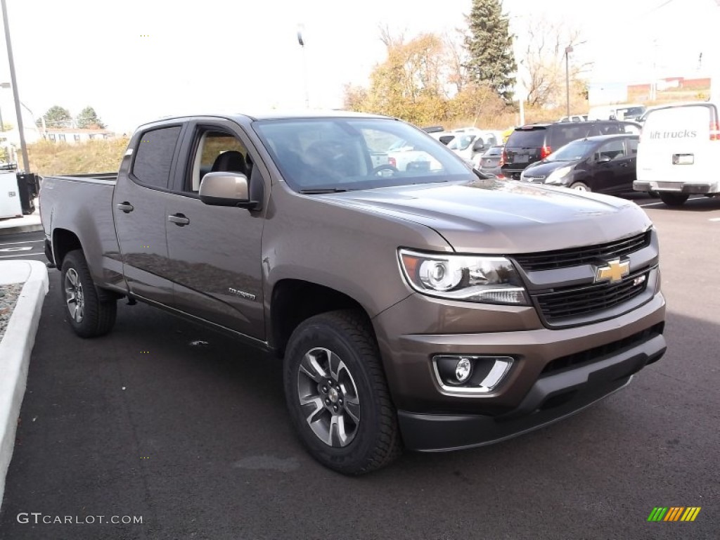 Brownstone Metallic 2015 Chevrolet Colorado Z71 Crew Cab 4WD Exterior Photo #98508107