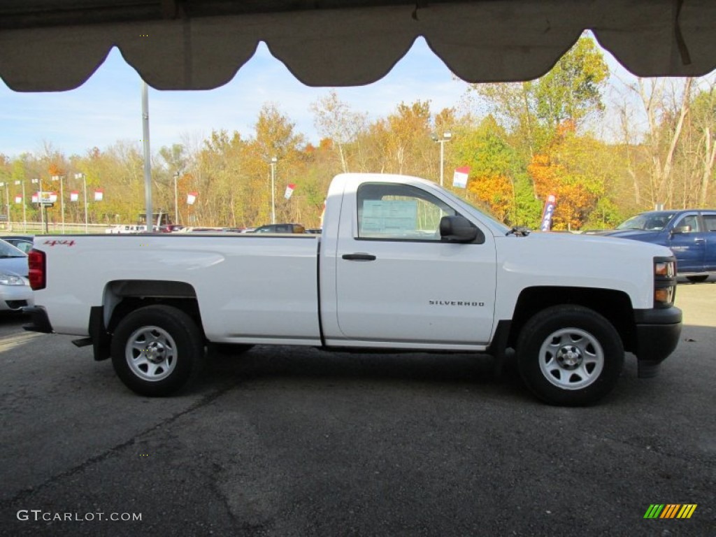 2014 Silverado 1500 WT Regular Cab 4x4 - Summit White / Jet Black/Dark Ash photo #1