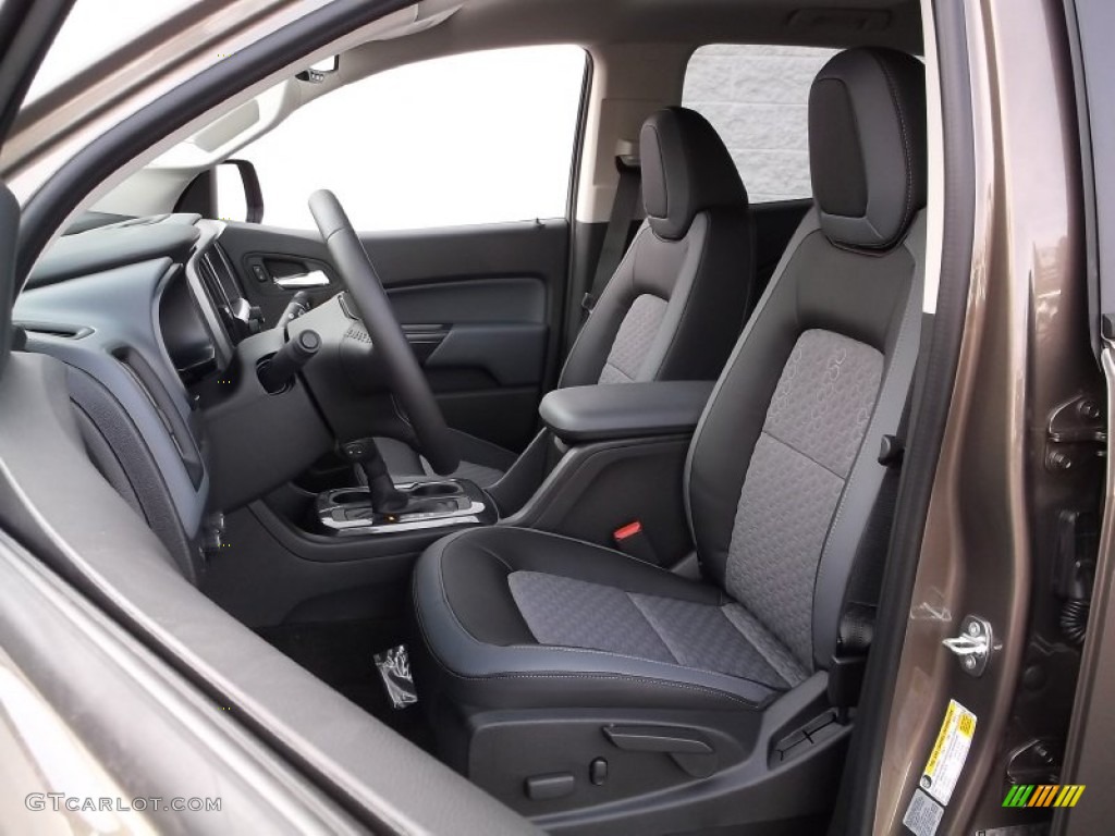 Jet Black Interior 2015 Chevrolet Colorado Z71 Crew Cab 4WD Photo #98508245