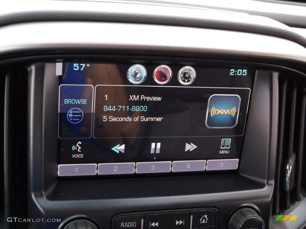 2015 Chevrolet Colorado Z71 Crew Cab 4WD Audio System Photos