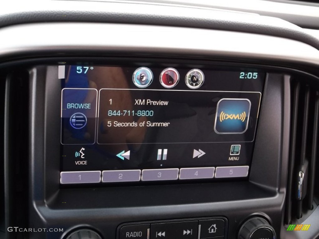2015 Chevrolet Colorado Z71 Crew Cab 4WD Audio System Photo #98508392