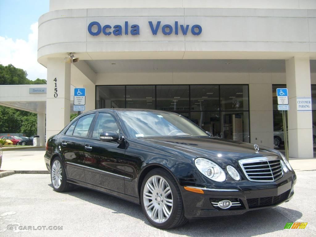 2008 E 350 Sedan - Black / Cashmere photo #1