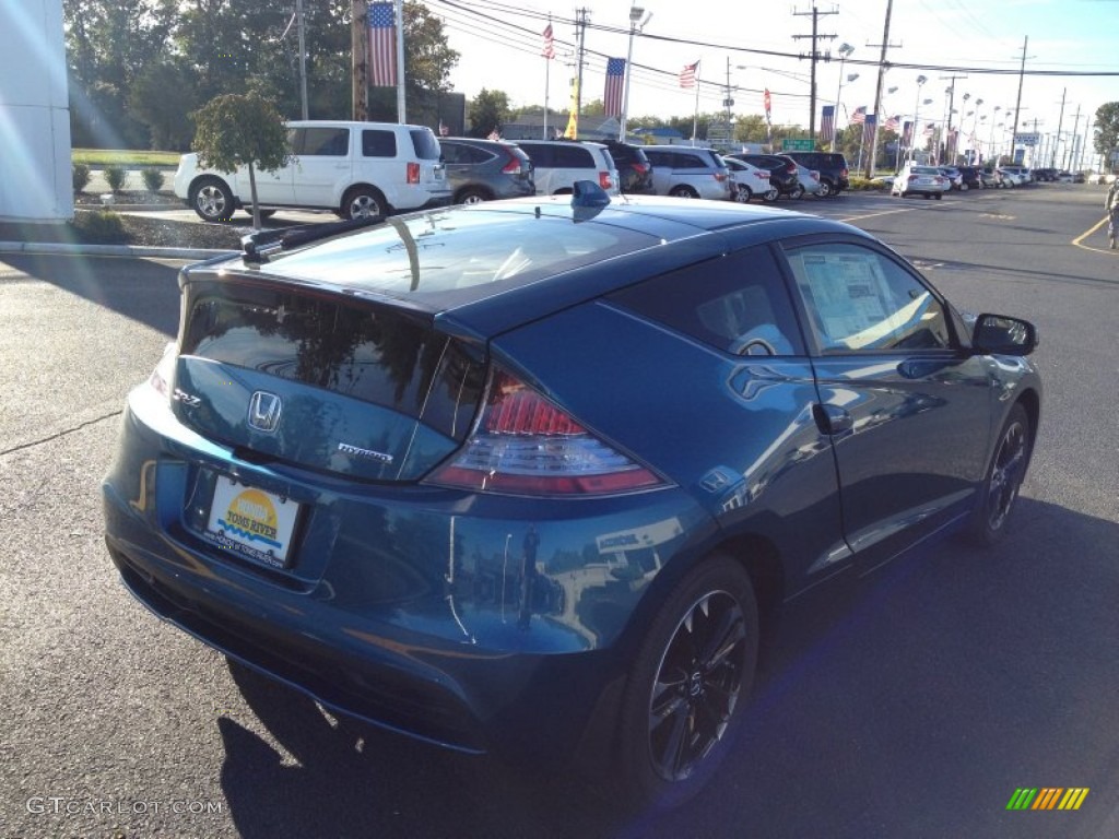 2014 CR-Z Hybrid - North Shore Blue Pearl / Black photo #2