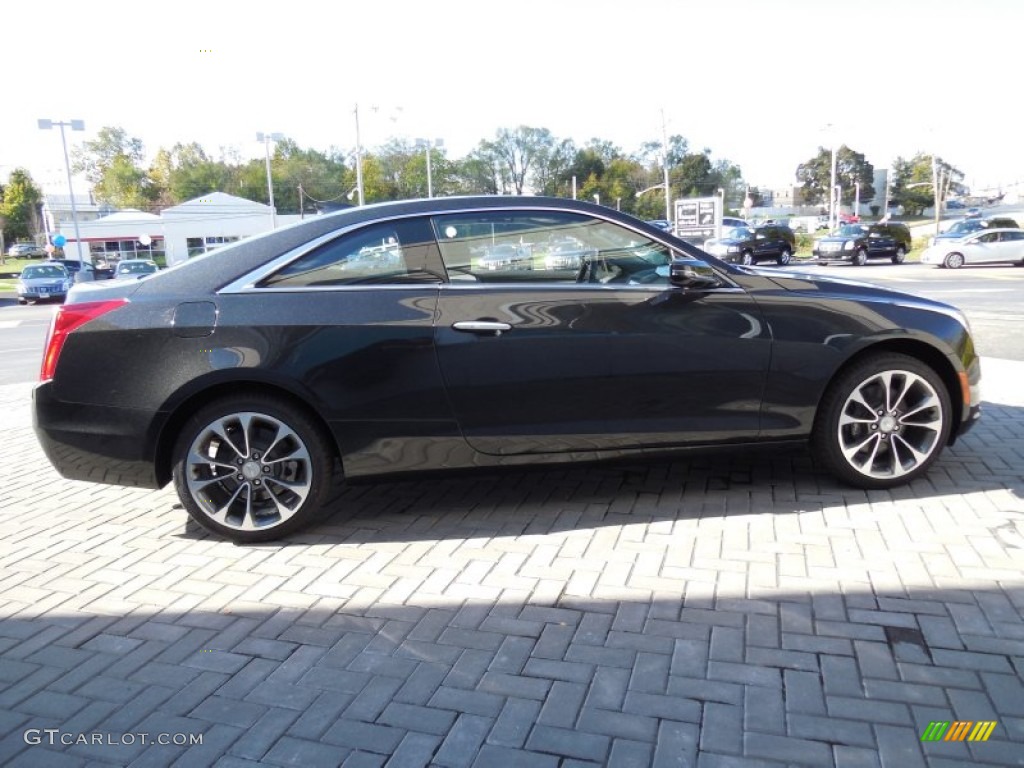 Black Diamond Tricoat 2015 Cadillac ATS 2.0T Luxury AWD Coupe Exterior Photo #98510603