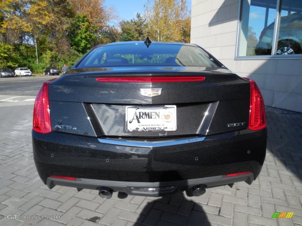 2015 ATS 2.0T Luxury AWD Coupe - Black Diamond Tricoat / Jet Black/Jet Black photo #6