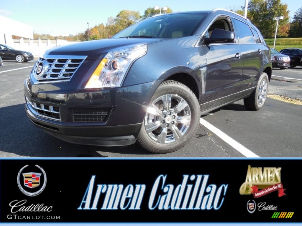 2015 SRX Luxury AWD - Sapphire Blue Metallic / Shale/Brownstone photo #1