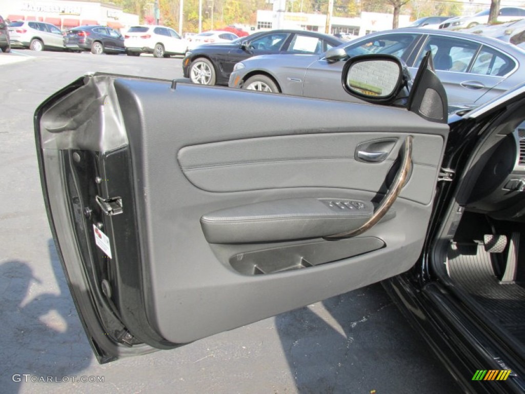 2012 1 Series 128i Convertible - Jet Black / Black photo #10