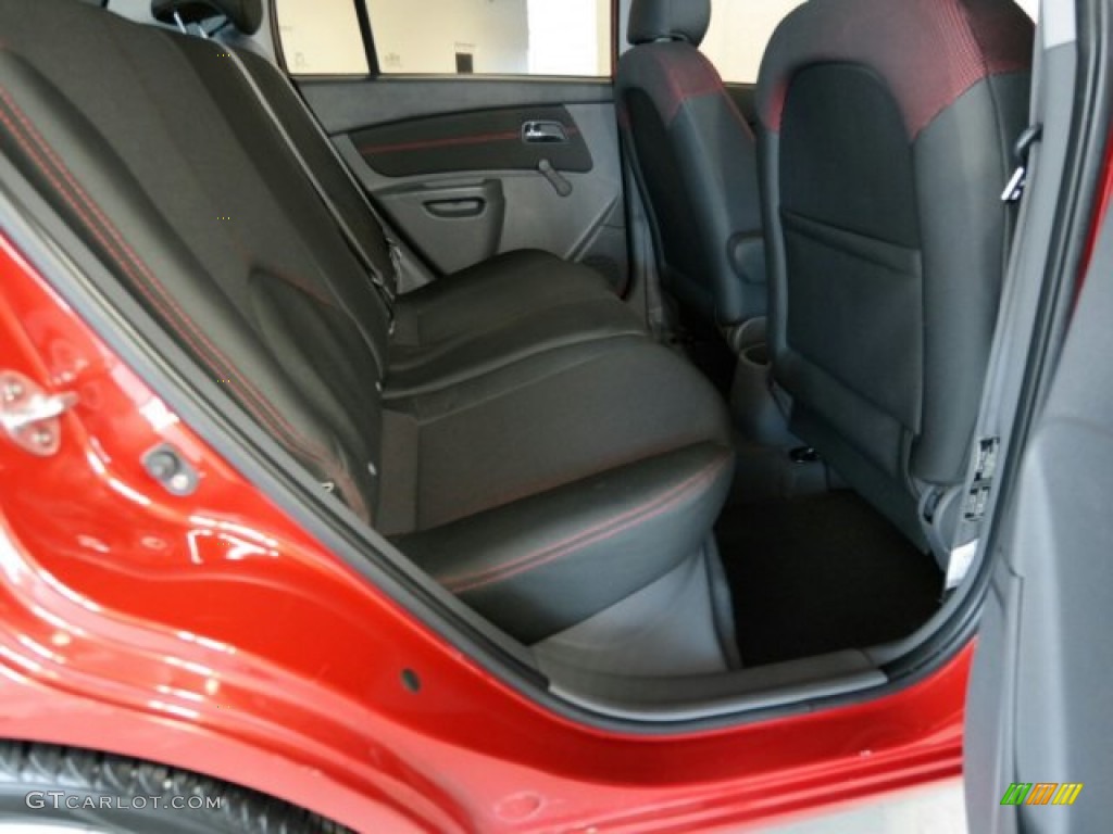 2008 Rio Rio5 SX Hatchback - Tropical Red / Gray photo #23