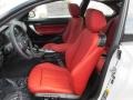 2015 BMW 2 Series Coral Red/Black Interior Interior Photo