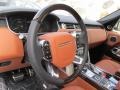 2014 Land Rover Range Rover Tan/Ebony Interior Steering Wheel Photo