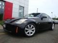 2005 Super Black Nissan 350Z Enthusiast Coupe  photo #3