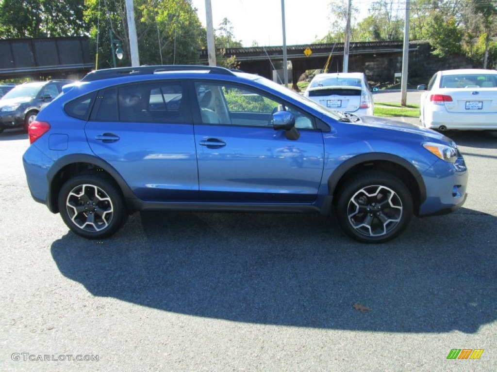 2014 XV Crosstrek 2.0i Premium - Quartz Blue Pearl / Ivory photo #5