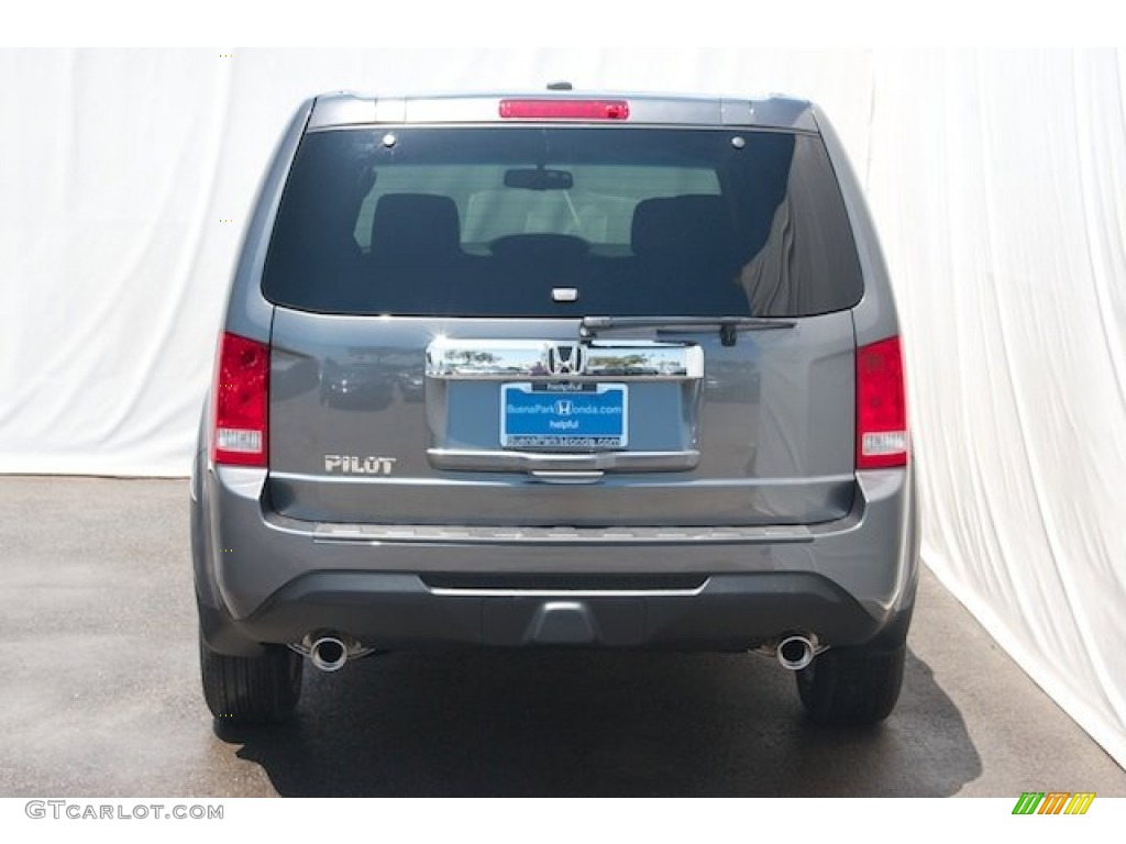 2015 Pilot EX-L - Modern Steel Metallic / Gray photo #6