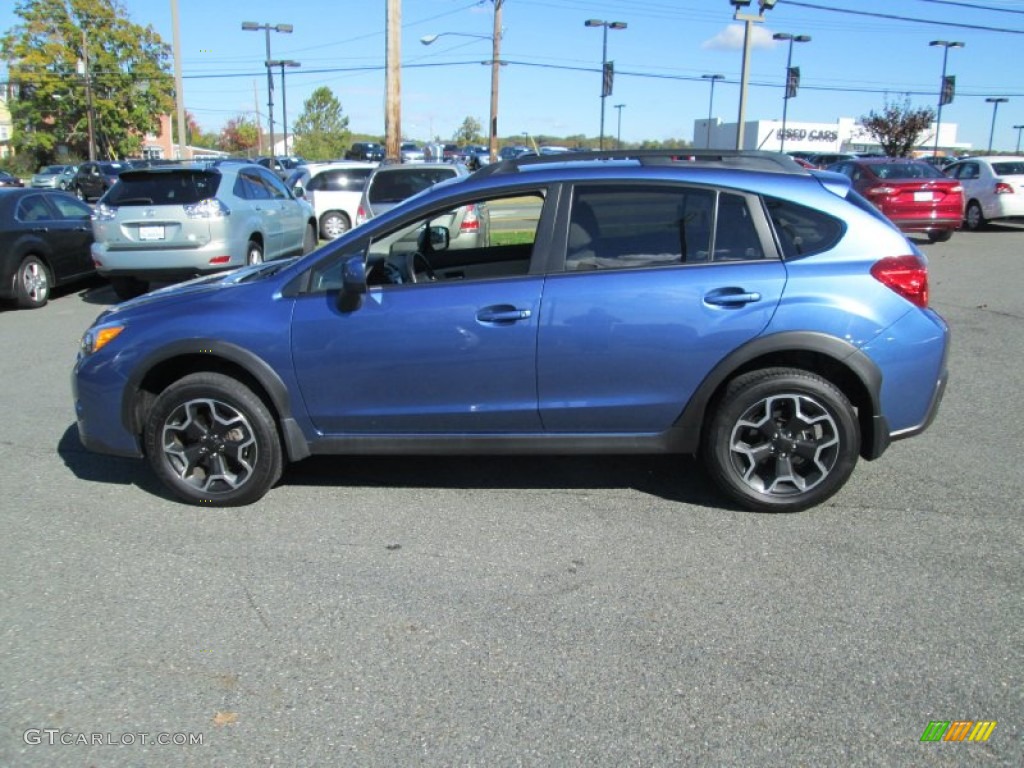 2014 XV Crosstrek 2.0i Premium - Quartz Blue Pearl / Ivory photo #9