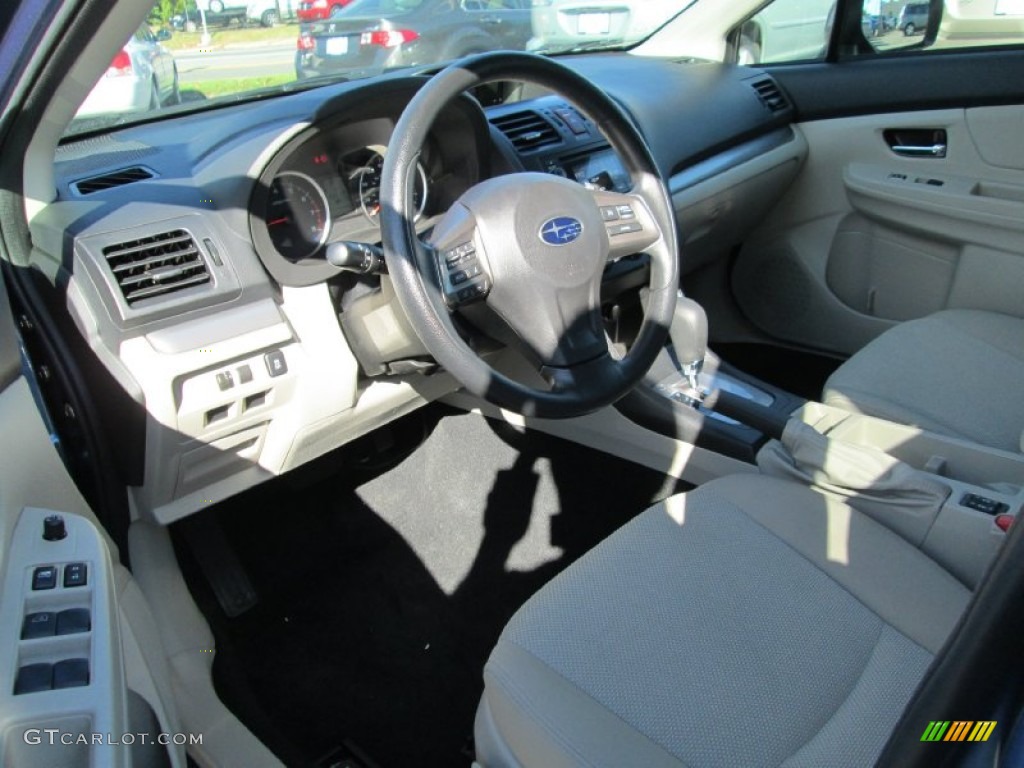 2014 XV Crosstrek 2.0i Premium - Quartz Blue Pearl / Ivory photo #10