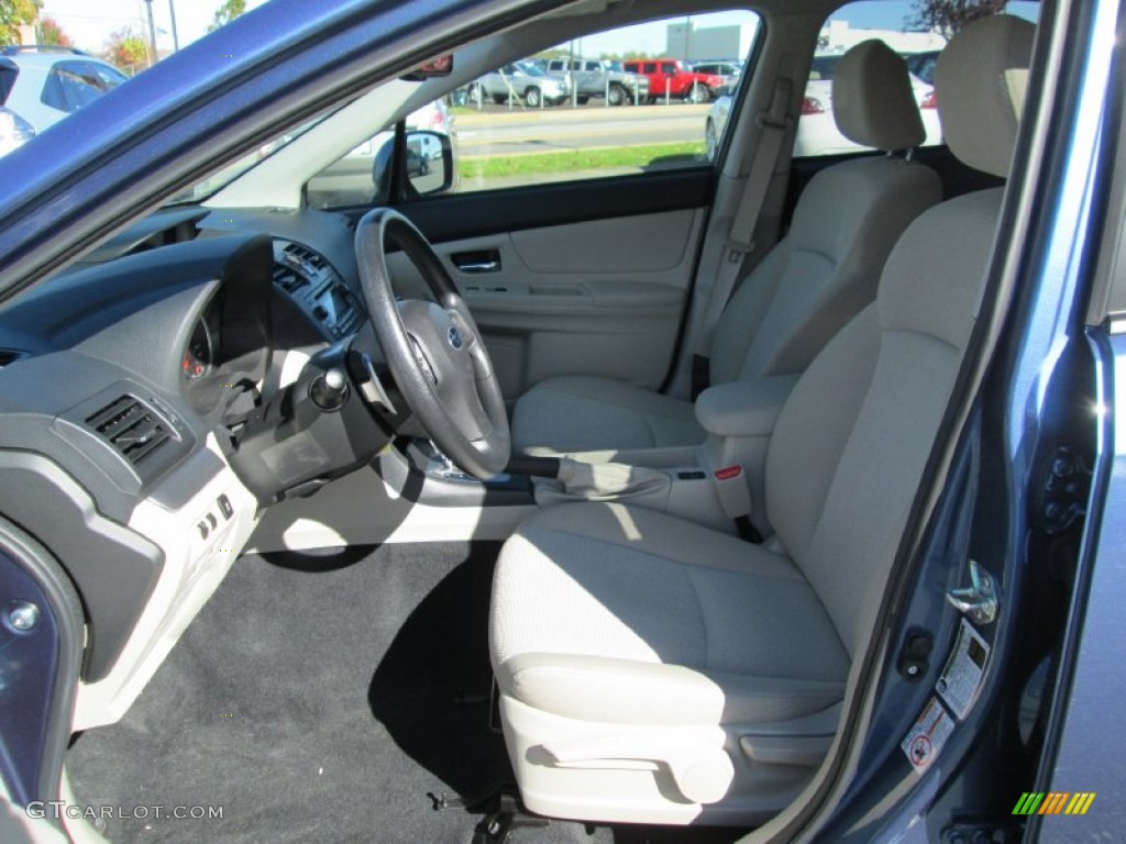 2014 XV Crosstrek 2.0i Premium - Quartz Blue Pearl / Ivory photo #11