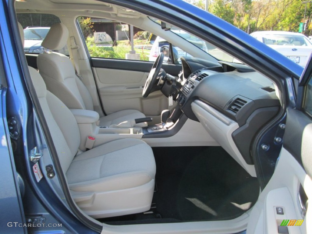 2014 XV Crosstrek 2.0i Premium - Quartz Blue Pearl / Ivory photo #17