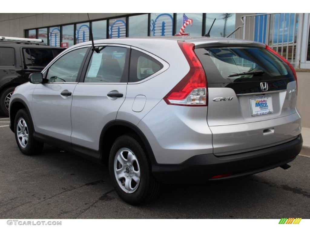 2013 CR-V LX AWD - Alabaster Silver Metallic / Gray photo #7