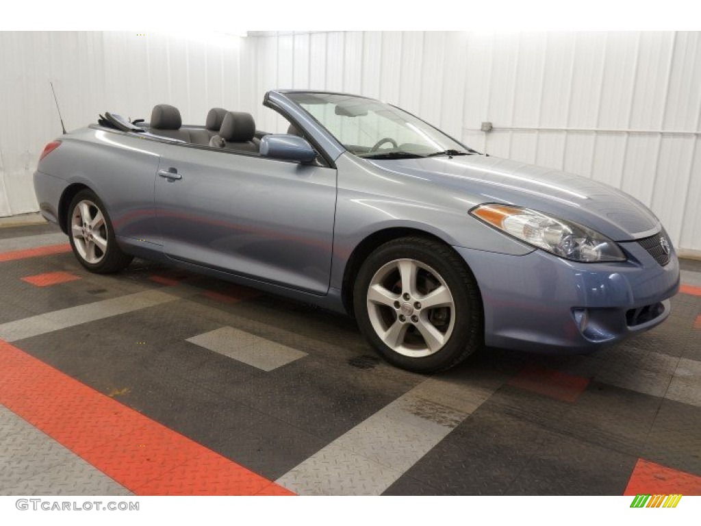 2006 Solara SLE V6 Convertible - Cosmic Blue Metallic / Dark Stone photo #6