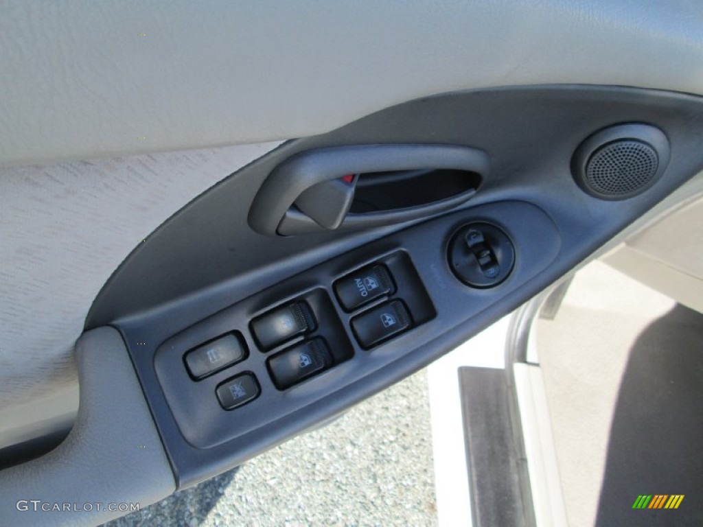2004 Elantra GLS Sedan - Nordic White / Beige photo #14