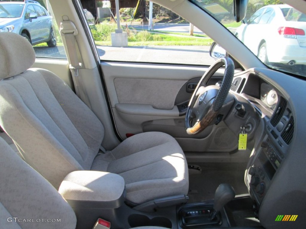 2004 Elantra GLS Sedan - Nordic White / Beige photo #16