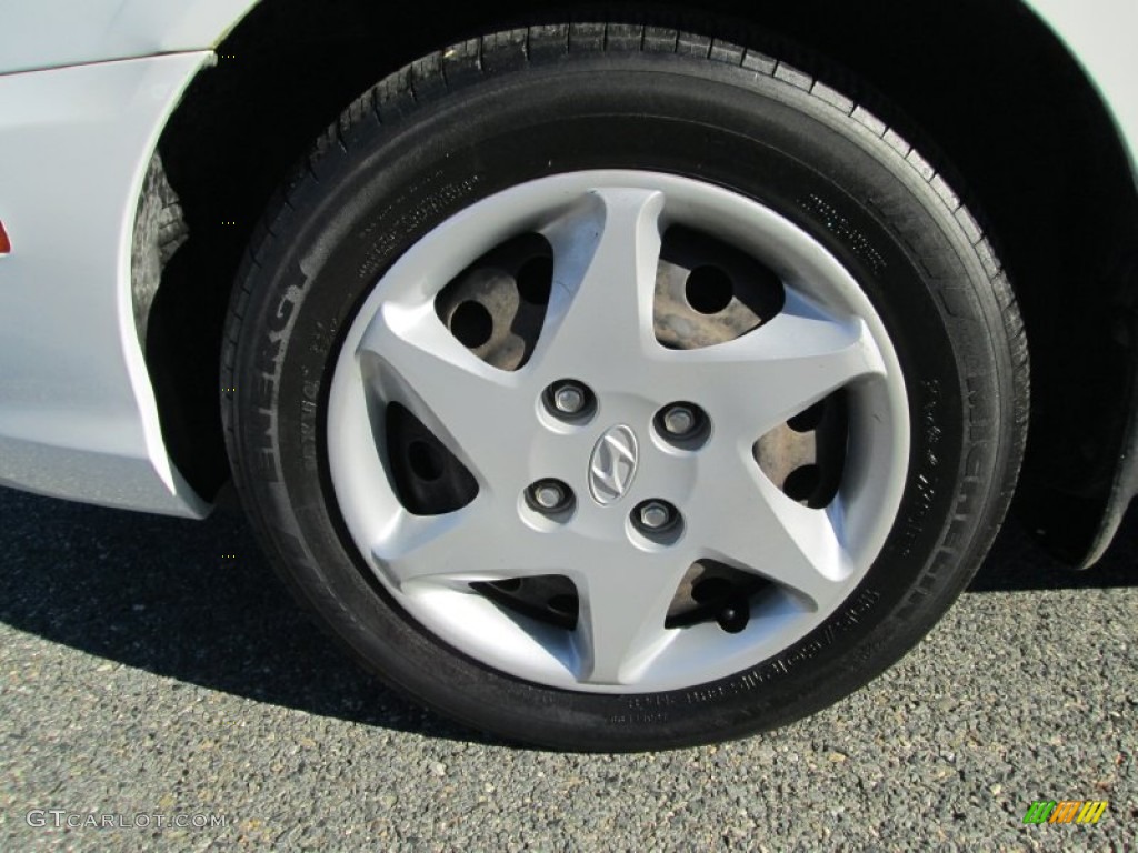 2004 Elantra GLS Sedan - Nordic White / Beige photo #22
