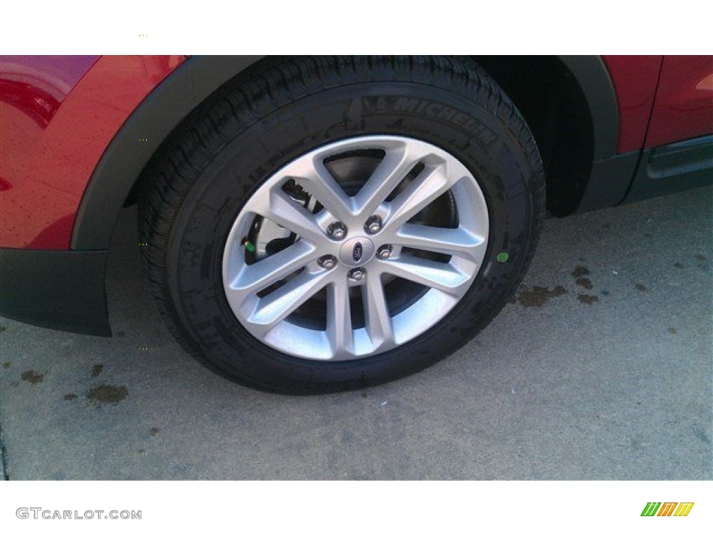 2015 Explorer FWD - Ruby Red / Medium Light Stone photo #9