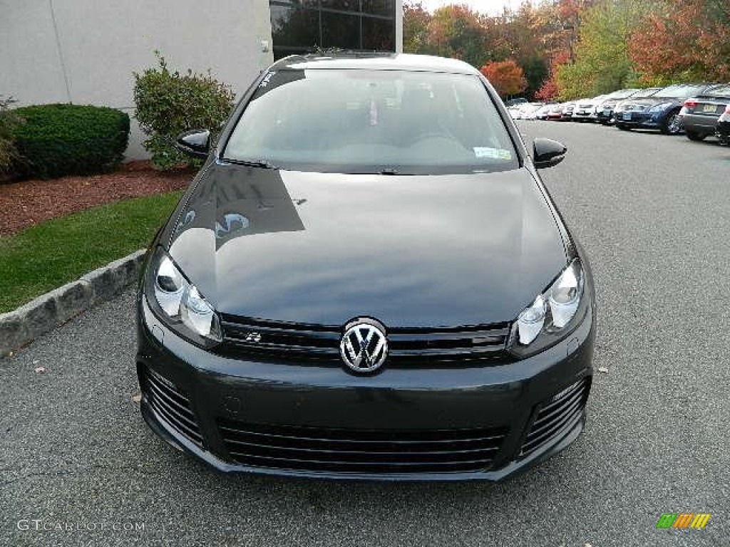 2012 Golf R 4 Door 4Motion - Carbon Steel Grey Metallic / R Titan Black Leather photo #1