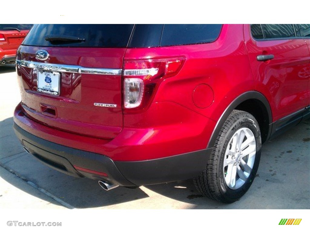 2015 Explorer FWD - Ruby Red / Medium Light Stone photo #49