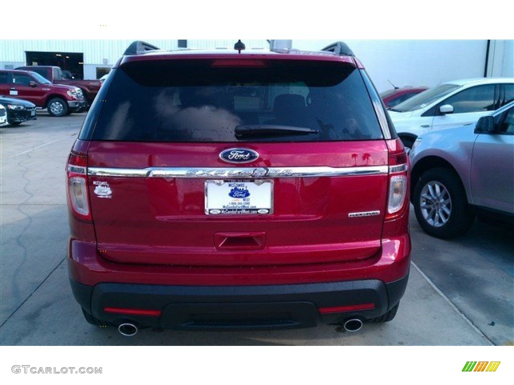 2015 Explorer FWD - Ruby Red / Medium Light Stone photo #51