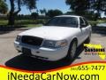 Vibrant White 2007 Ford Crown Victoria Police Interceptor