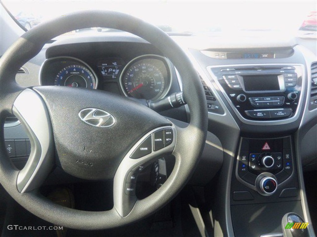 2015 Elantra SE Sedan - Shimmering Air Silver / Gray photo #7