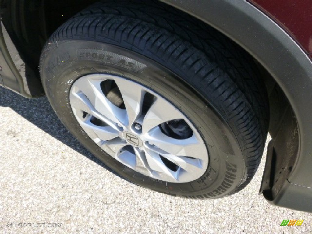2014 CR-V EX-L AWD - Basque Red Pearl II / Gray photo #10