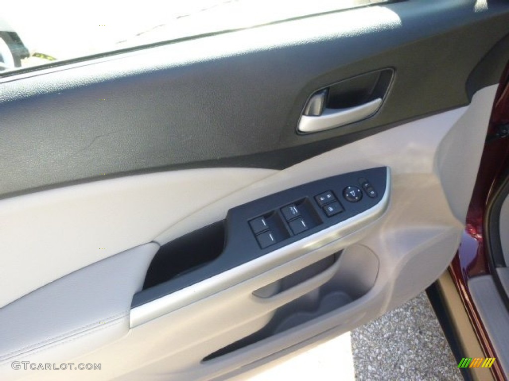 2014 CR-V EX-L AWD - Basque Red Pearl II / Gray photo #18