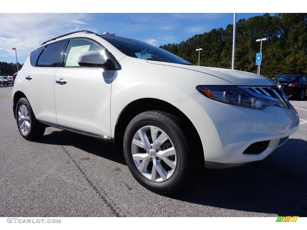 2014 Murano SL - Pearl White / Beige photo #7