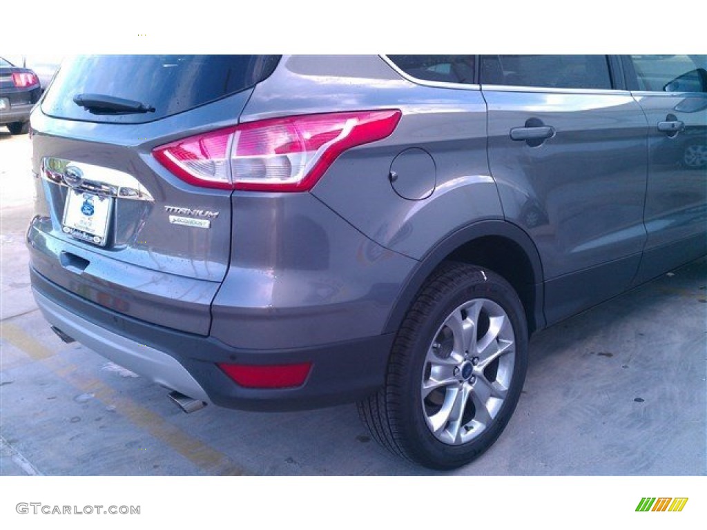 2014 Escape Titanium 2.0L EcoBoost - Sterling Gray / Charcoal Black photo #9