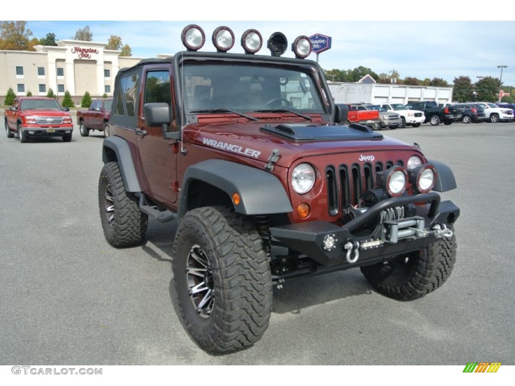 Red Rock Crystal Pearl Jeep Wrangler