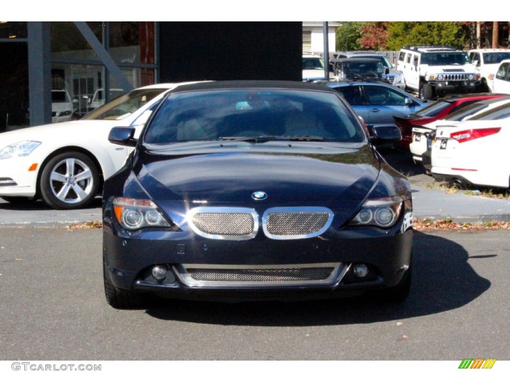2006 6 Series 650i Convertible - Monaco Blue Metallic / Black photo #2