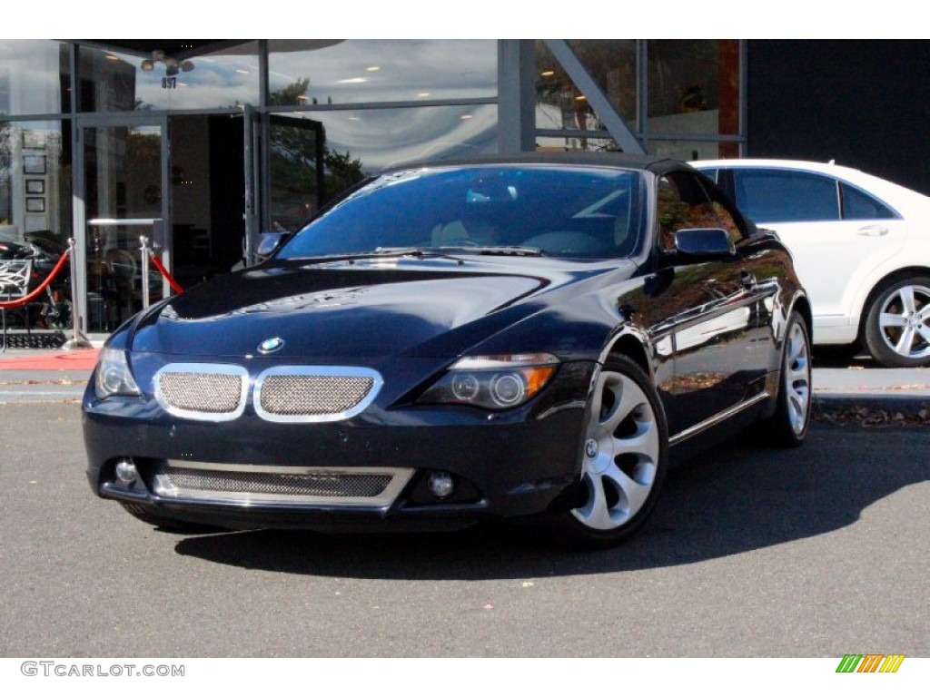 2006 6 Series 650i Convertible - Monaco Blue Metallic / Black photo #3