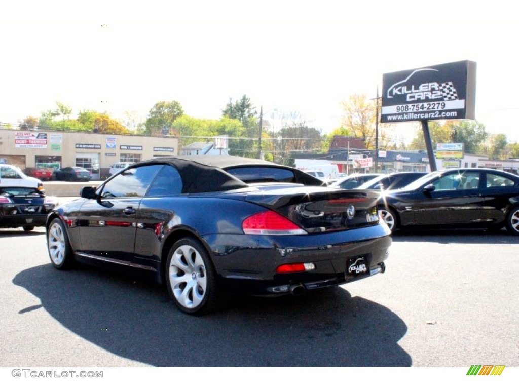 2006 6 Series 650i Convertible - Monaco Blue Metallic / Black photo #5
