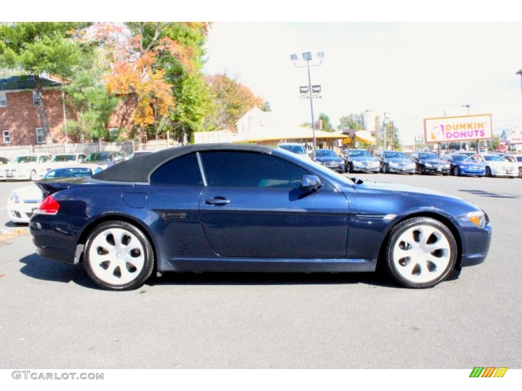 2006 6 Series 650i Convertible - Monaco Blue Metallic / Black photo #9