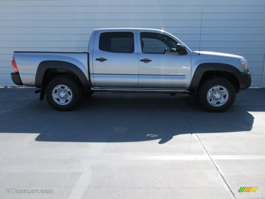 2015 Tacoma V6 Double Cab 4x4 - Silver Sky Metallic / Graphite photo #3