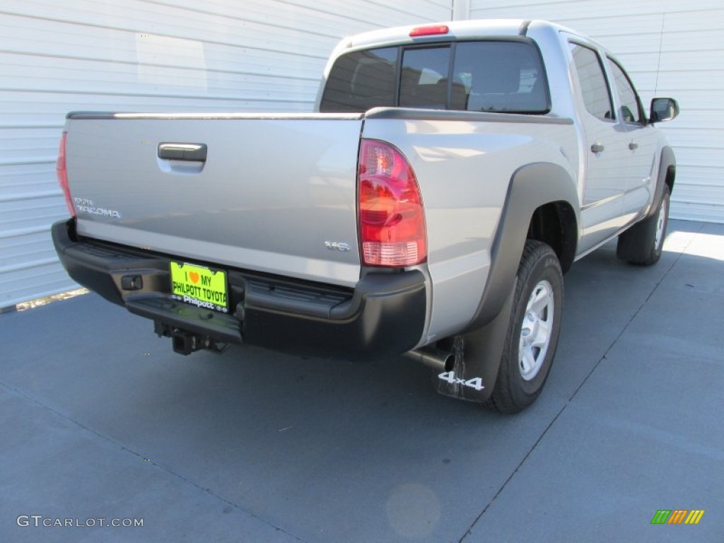 2015 Tacoma V6 Double Cab 4x4 - Silver Sky Metallic / Graphite photo #4