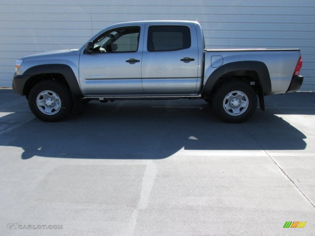 2015 Tacoma V6 Double Cab 4x4 - Silver Sky Metallic / Graphite photo #6